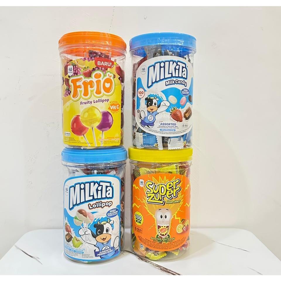 [1TOPLES] MILKITA PERMEN SUSU TOPLES  / LOLIPOP / ANEKA PERMEN