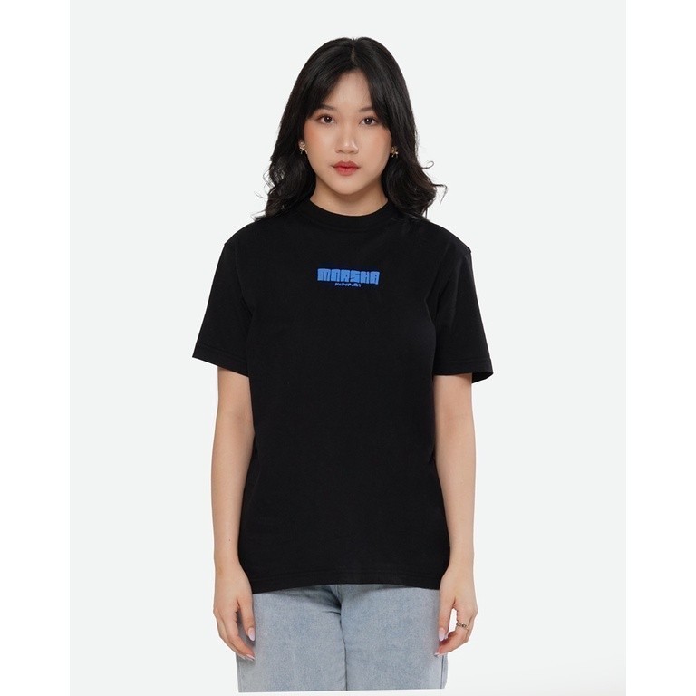[spot]  Erigo T-Shirt Basic Series Marsha Jkt48 Black Unisex Kaos Pendek Lengan
