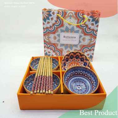 Hampers Mangkok Set Japanese Mangkok Japanese Bowl Set Mangkok Keramiksouvenir lainnya