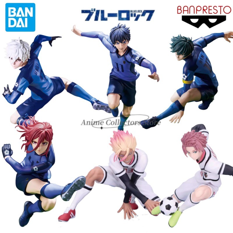 Original Bandai BLUE LOCK Nagi Seishiro Rin Itoshi Isagi Yoichi Itoshi Sae Chigiri Hyoma Shidou Ryuu