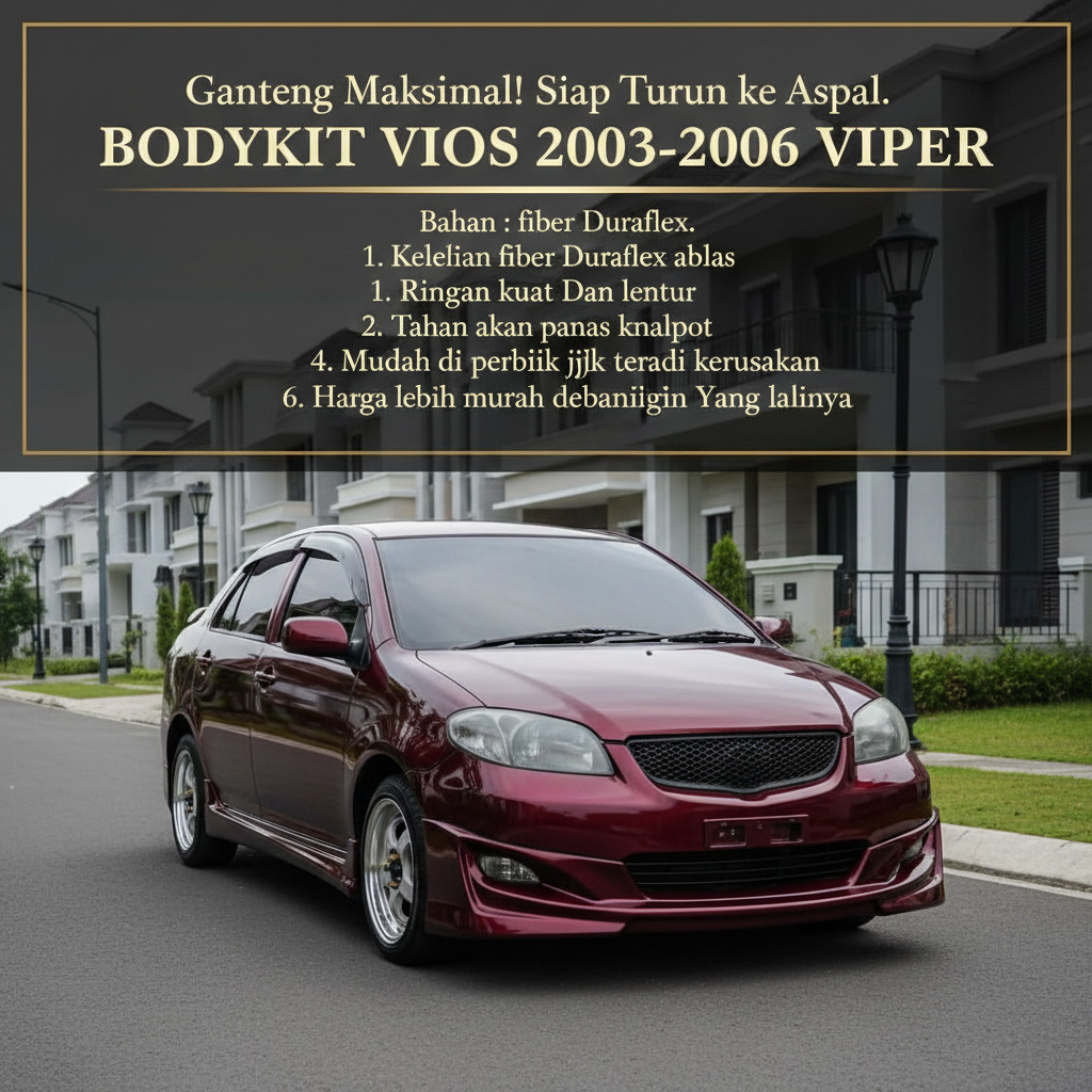 Bodykit Vios gen1 body kit Vios gen1 bodikit vios gen1 2003 2004 2005 2006