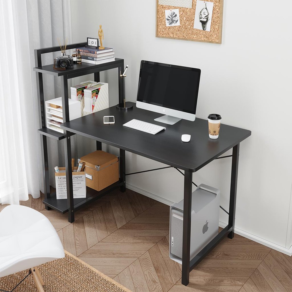 Homedoki Meja Belajar Minimalis/Meja Gaming Minimalis/Meja Komputer Minimalis/Meja Belajar Aesthetic