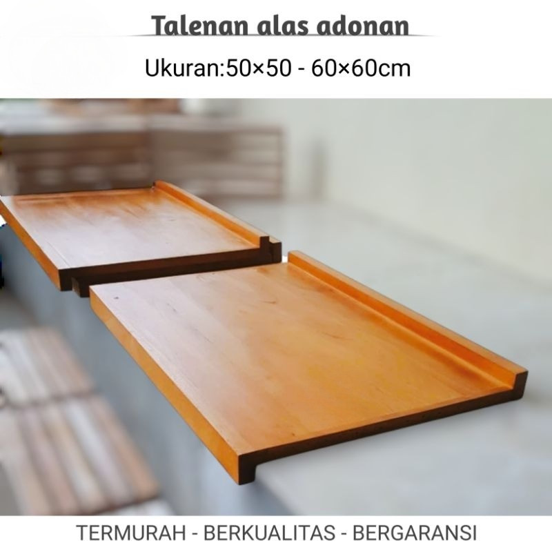 Talenan alas adonan kue talenan kayu