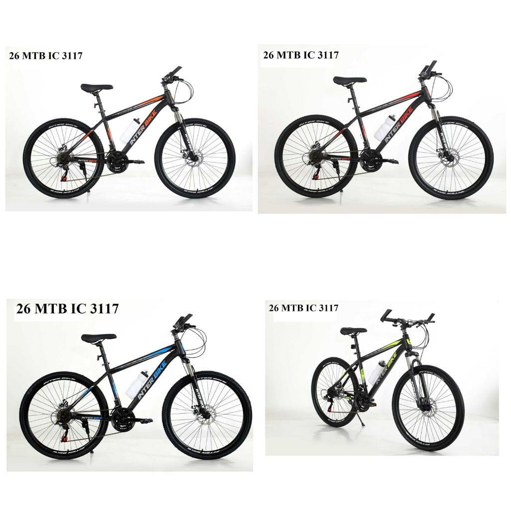 Sepeda Gunung MTB Interbike 26" Steel 3x7 Speed
