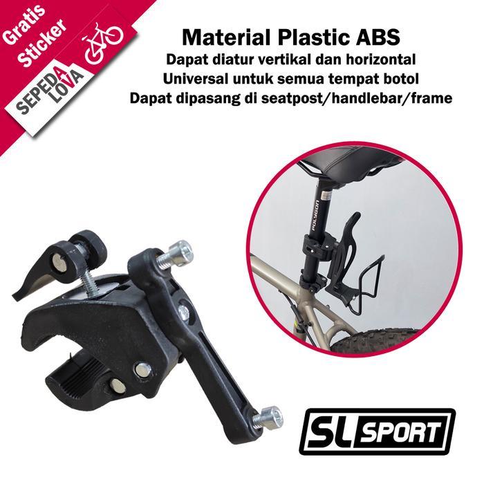 Holder Bracket Tempat Botol Minum Stang dan Seatpost Sepeda SL Sport
