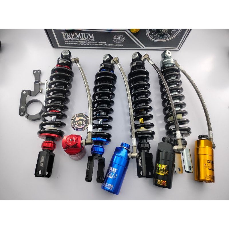shock tabung pisah KLX 150, CRF 150 monoshock DBS-922 premium klik rebound fungsi skok belakang tabu