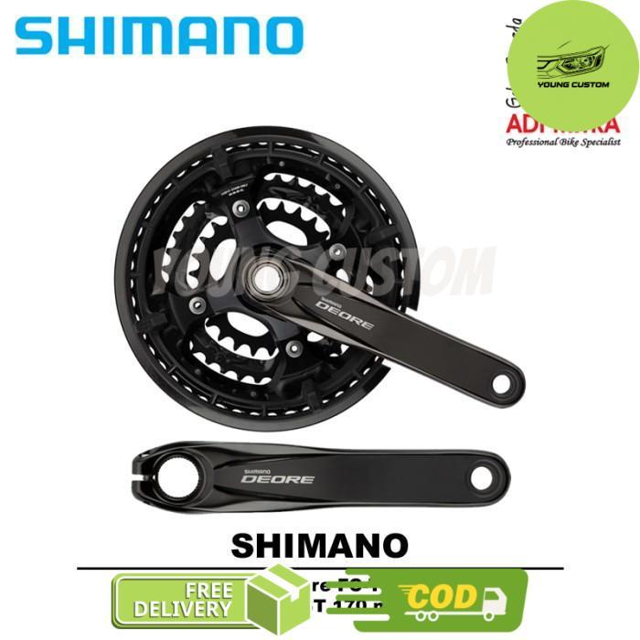 Shimano Deore FC-T6010 Crank Sepeda MTB Hollowtech