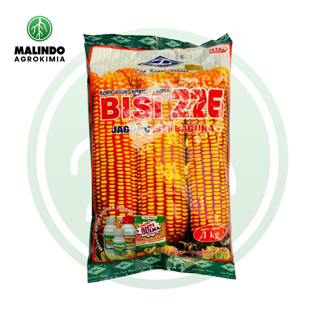 Benih Jagung Hibrida F1 Super BISI 226 1kg dari Cap Kapal Terbang
