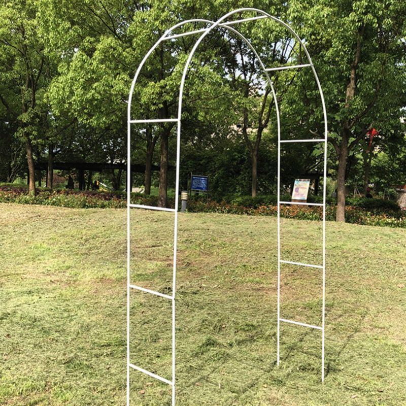 2.4m X 1.4m Besi Lengkung Dekorasi Lingkar Pergola Dekorasi 2leyer Lingkar Besi Dekorasi