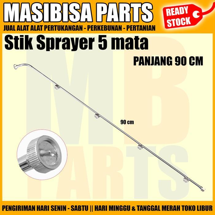 Stik / Stick Sprayer Mesin / Elektrik 5 mata / nozel Stainless