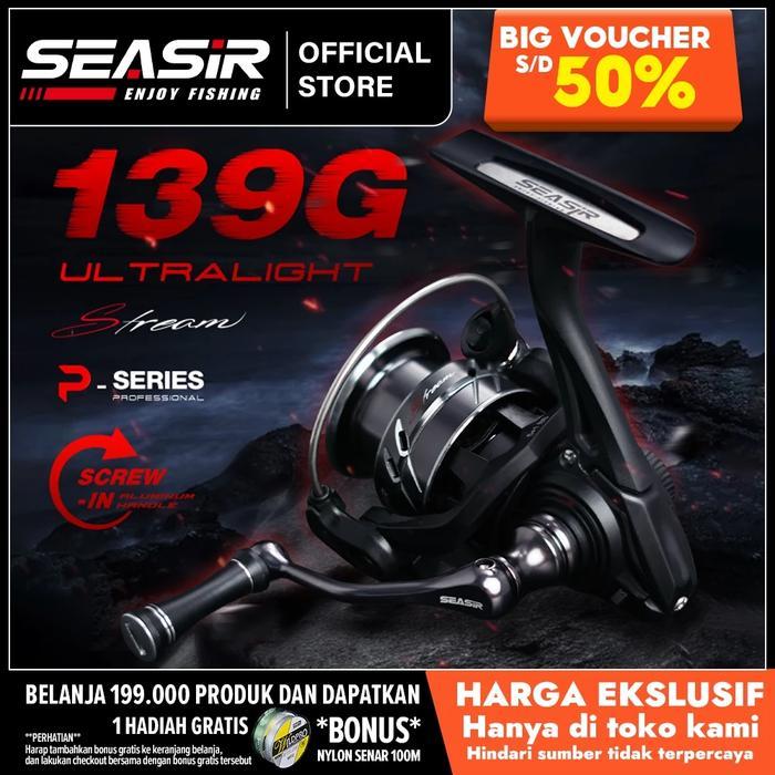 SEASIR STREAM Reel Pancing 800s-1000 Spinning Reel 139g Power Handle Ultralight Carbon Washers 6KG M