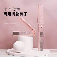 INSTAN DENPASAR MINISO Girlish Foldable Dual-Use Comb Sisir Lipat Miniso Sisir Miniso
