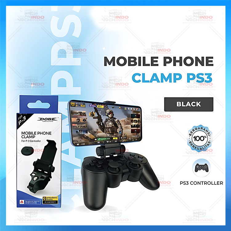 Caramella_Store Holder / Dudukan Hp Stik Ps3 / Ds3 Phone Clamp Bracket Holder Controller Universal
