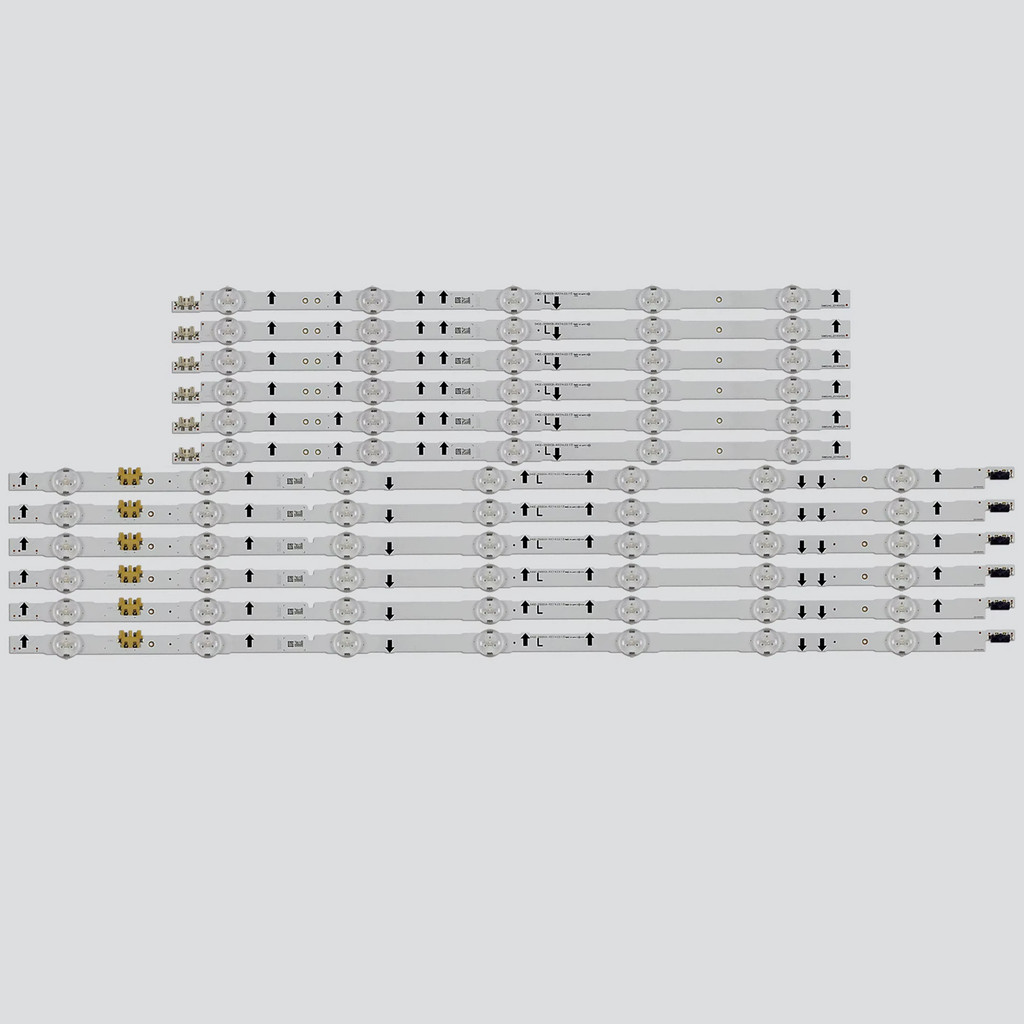 12 Pieces/set 55"LED strip for samsung TV UA55J5088 UE55H5500 UE55H6200 UE55H6350 UE55H6400 UE55H650