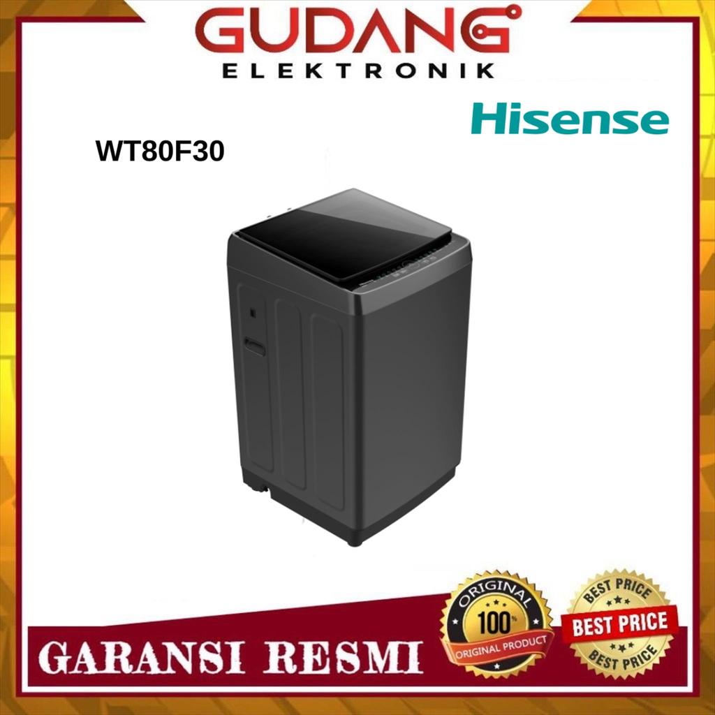 MESIN CUCI HISENSE WT80F30 TOP LOADING 8 KG  HISENSE WT80F30