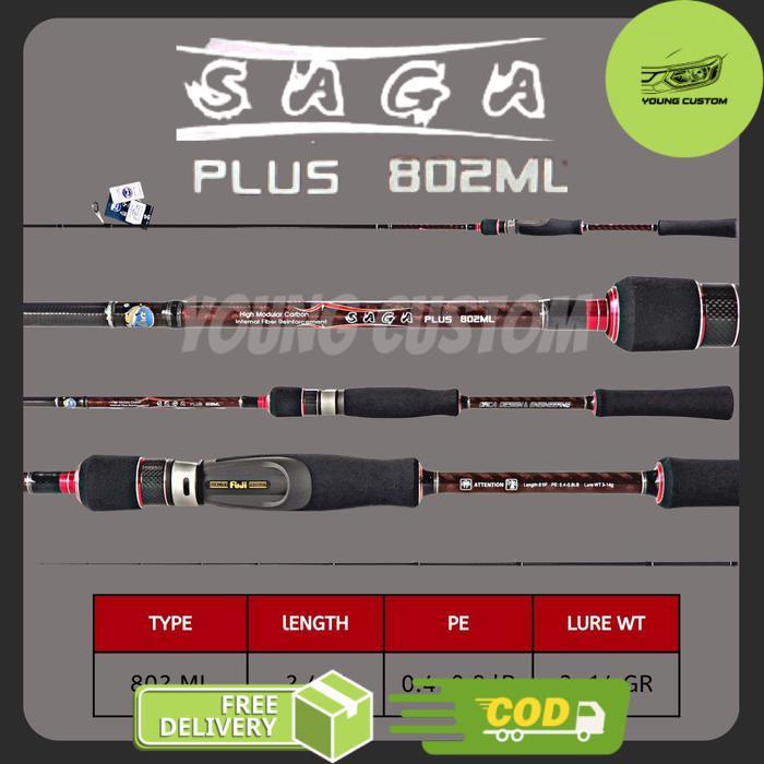 Joran Orca Saga 802ML dan Saga Plus 802ML - Saga 802ML -young