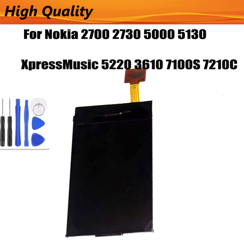 New Original LCD For Nokia 2700 2730 5000 5130 XpressMusic 3610 5220 7100S 7210C C2-01 Tou Screen Di