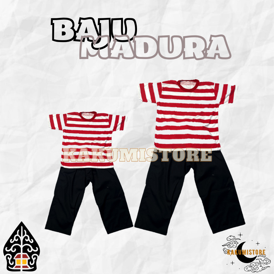 Kaos Sakera Kaos Adat Kaos Madura Baju Merah Putih