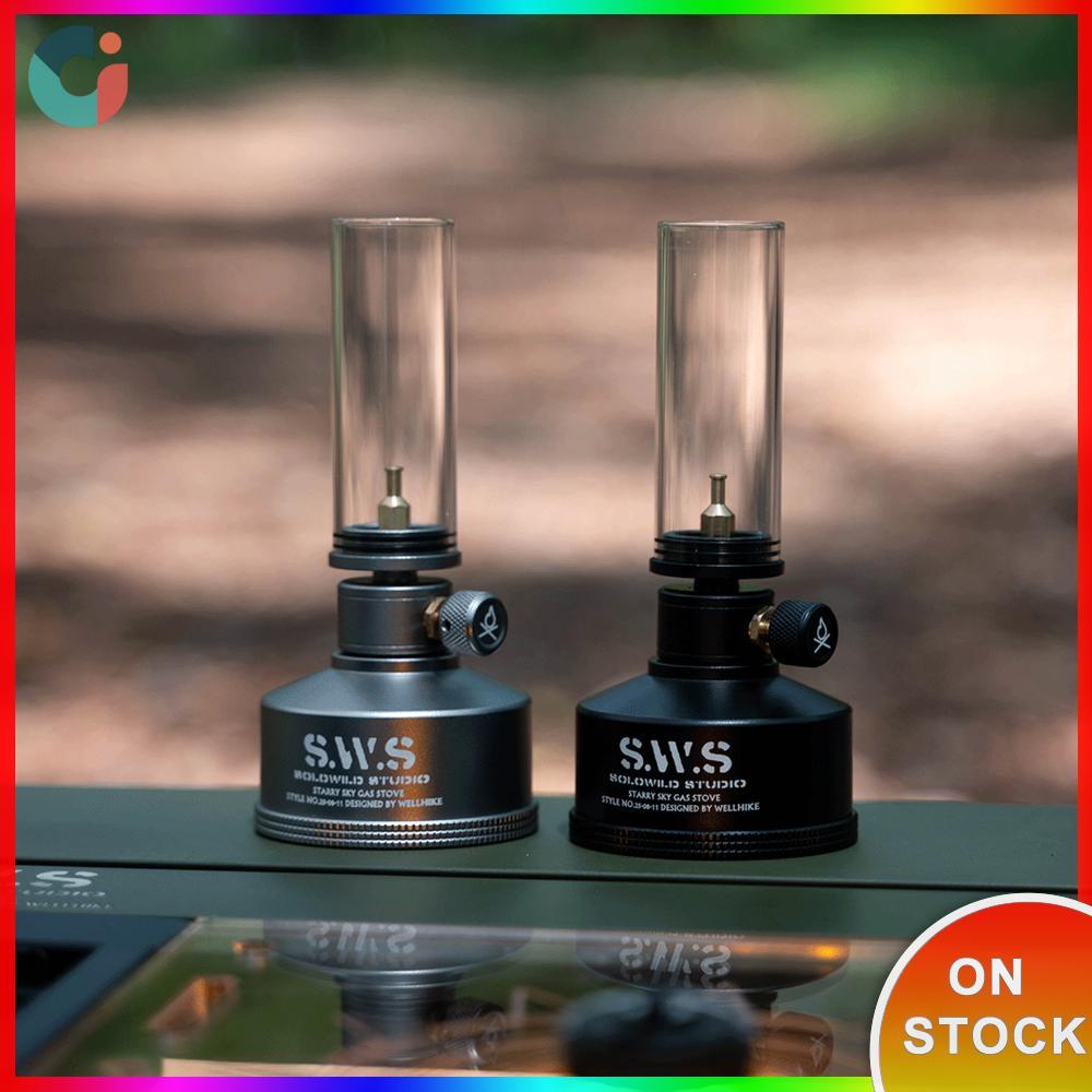 [24H] Lampu Gunung Lampu Gas Outdoor Gas Light Set Camping Gas Lantern Portable Camping Gas Lamp cah