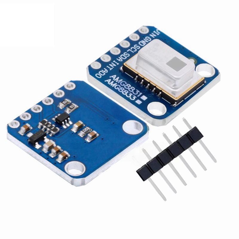 Modul Pencitraan Termal GY-AMG8833 8X8 Sensor Suhu AMG8833 3V-5V Papan Array Kamera Termal Inframera