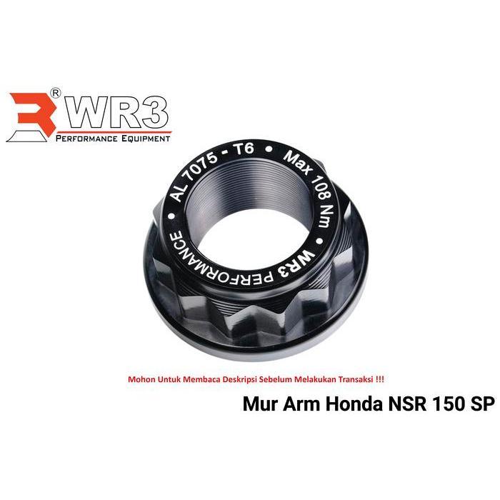 Mur Arm WR3 NSR 150 SP 150SP NSR150SP NSR150 SP - Hitam