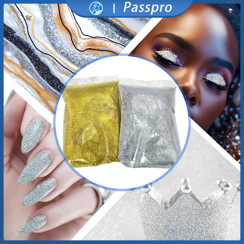 Sparkle Glitter Gold 1000g Gliter Bubuk Hiasan Serbuk Emas Serbuk Glitter Sparkling Bubuk Emas