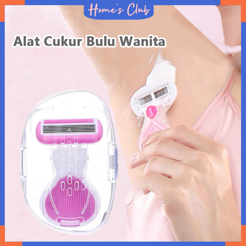 Alat Pencukur Manual Fleksibel Untuk Menghilangkan Bulu / Pencukur Ketiak Wanita