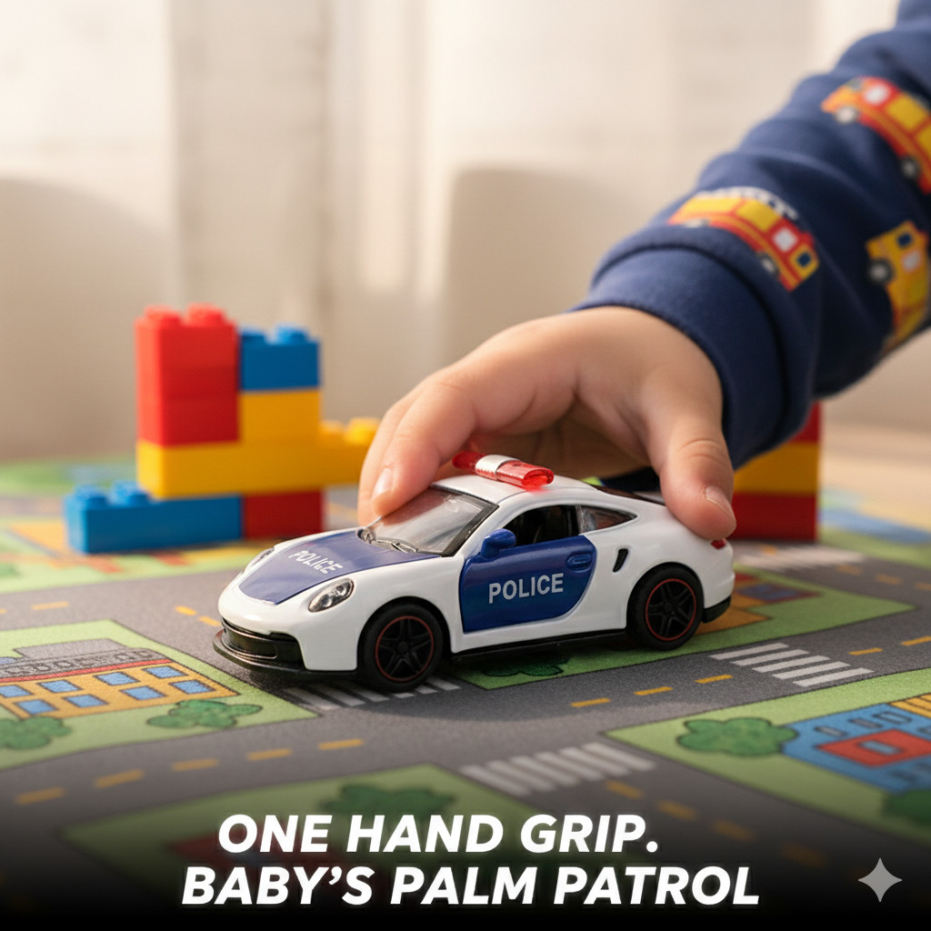 (bagged)1:43  police Racing Car, Alloy Model Car, Simulated vehicle, children alloy car, boy's toy m