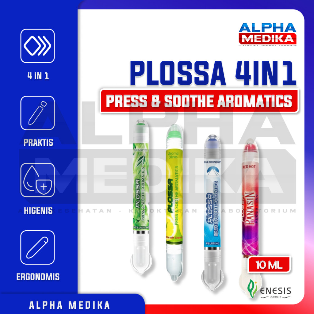 PLOSSA - Minyak Angin Aromatherapy 10 ml / Minyak Angin Plossa