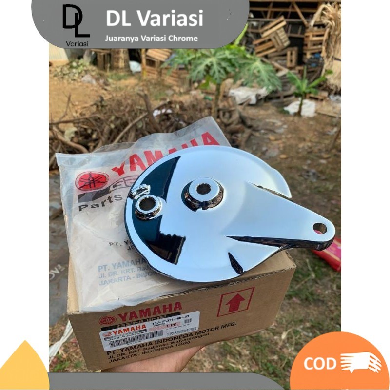 Tutup Tromol Jupiter MX Burhan Z New Original Chrome PnP F1ZR Velg Enkei VND