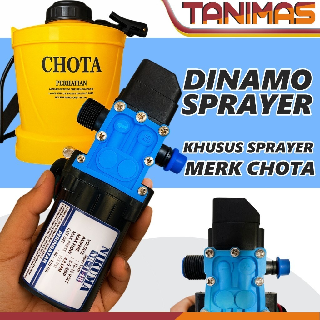 Dinamo sprayer CHOTA - Dinamo sprayer khusus untuk sprayer CHOTA - NIKUMA ORIGINAL 155PSI
