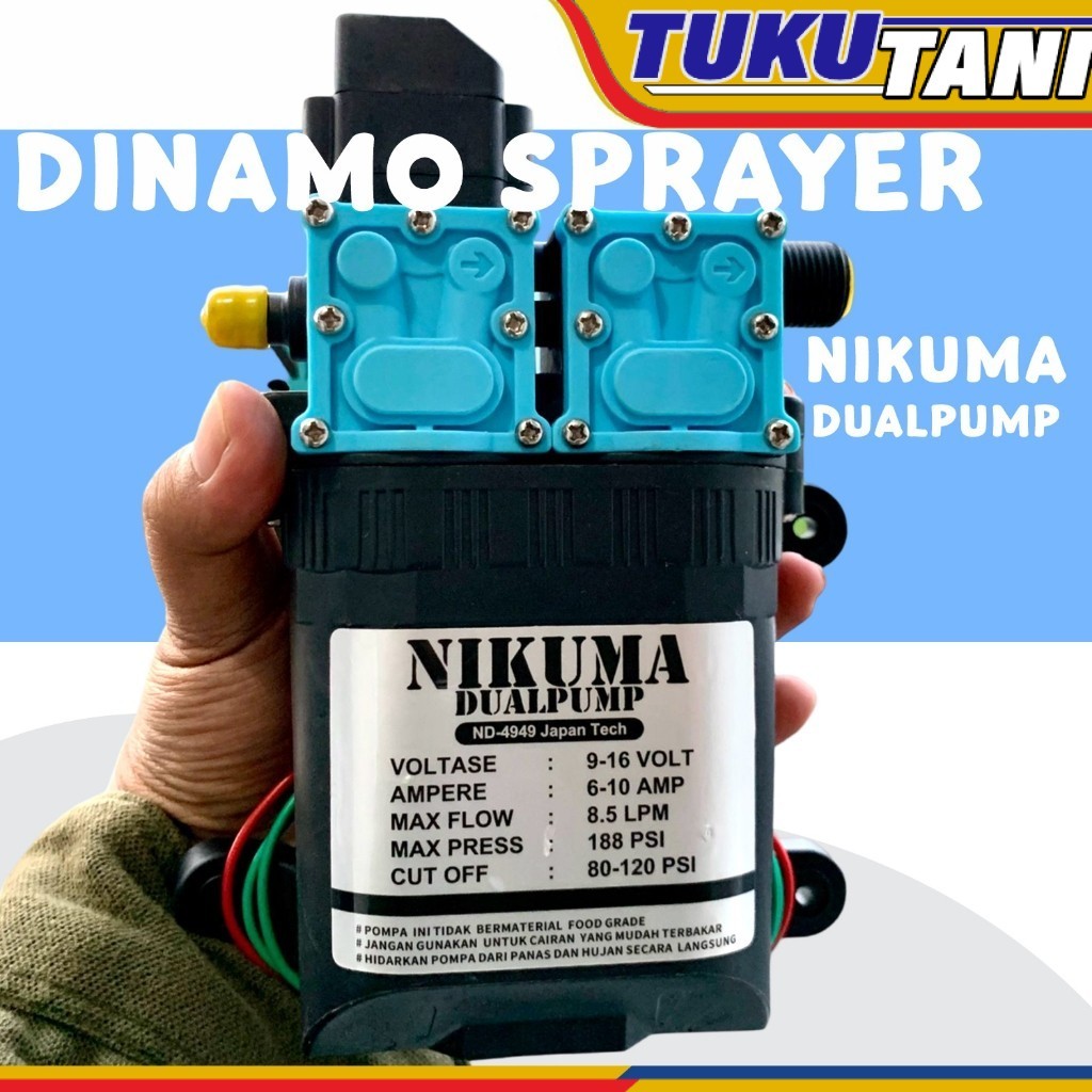 DINAMO POMPA DC DUALPUMP - NIKUMA 180 PSI ORIGINAL
