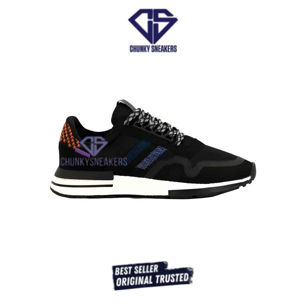 Sepatu Adidas ZX 500 RM Boost OG Black Colorway 100% Original BNIB