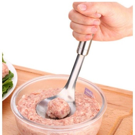 Cetakan Pentol Sendok Adonan Pentol Bakso Stainless Steel Pembuat Pentol