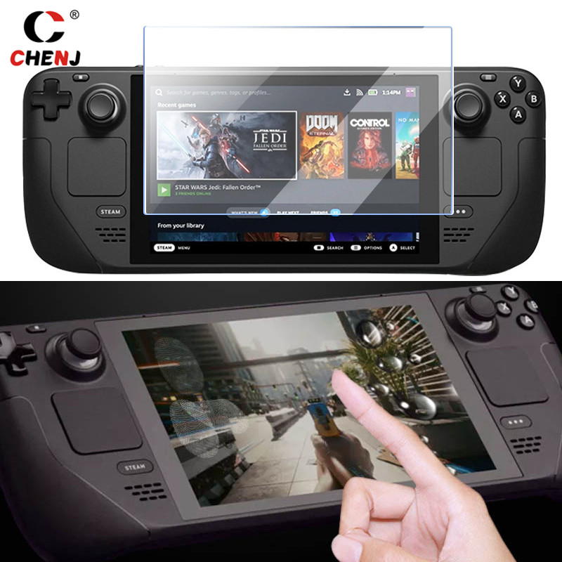 Tempered Glass For Valve Steam Deck Game Console 9H Film For Steam Deck OLED Screen Accessories Anti