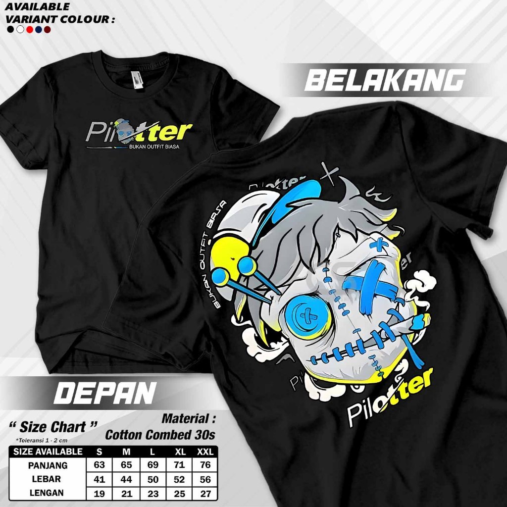 Kaos Pltr Kaos Aparel Kaos Piloter P Kaos Distro V5