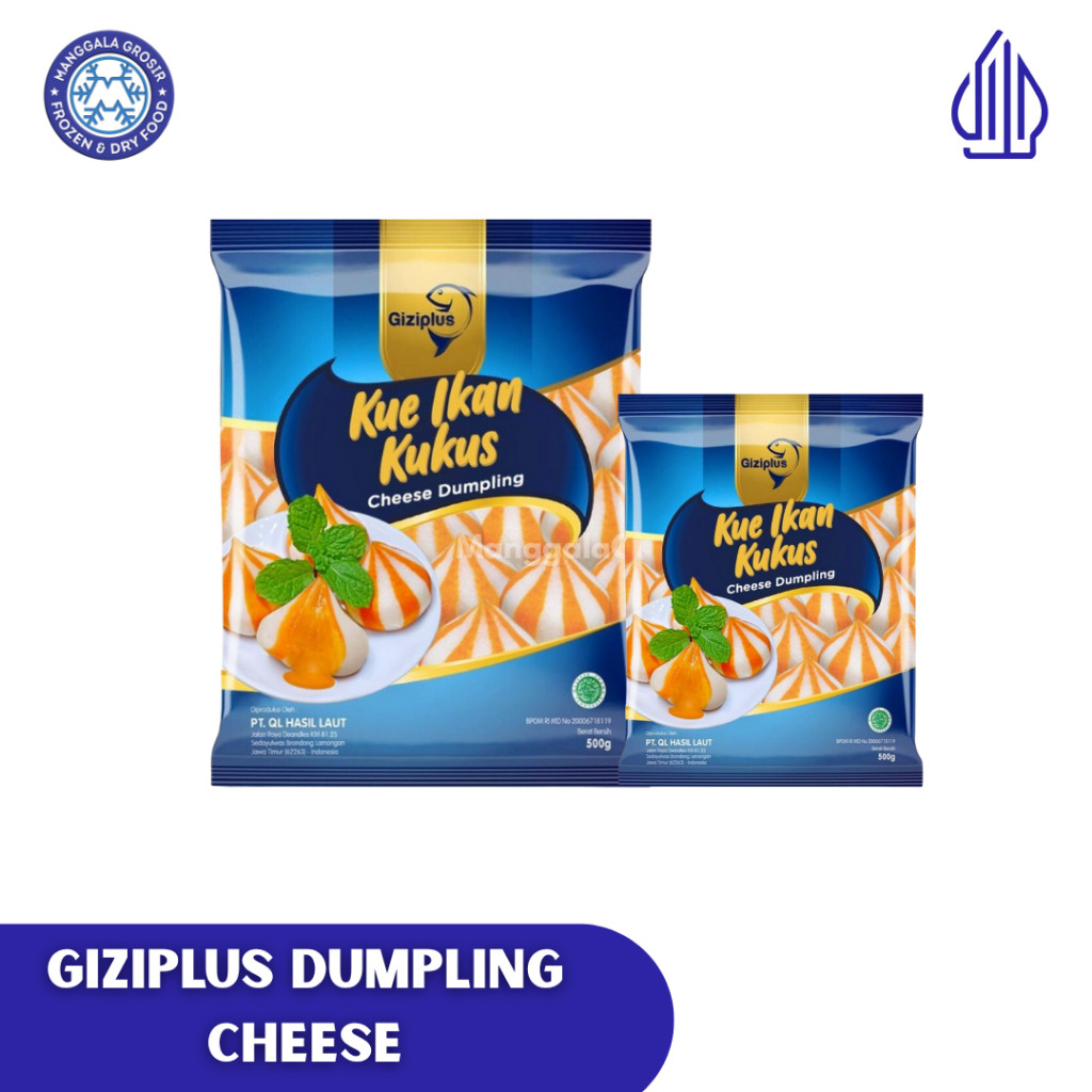 Giziplus Gizi plus Cheese Dumpling / Dumpling Keju 500gr - Frozen Food