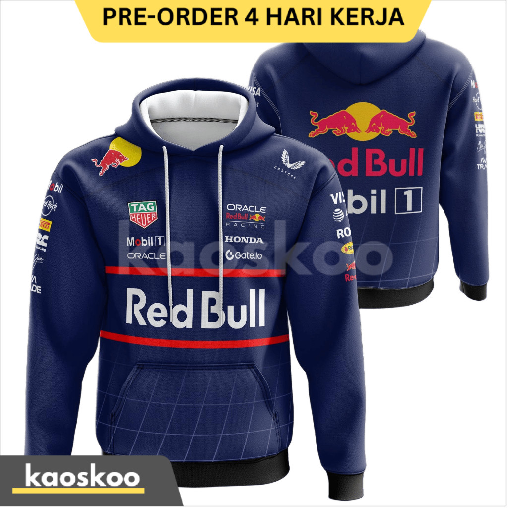 Jaket F1  Redbull Racing Hoodie