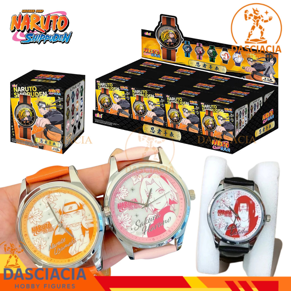 Jam Tangan Anime Naruto Shippuden Sasuke Itachi Kakashi Blind Box Watch