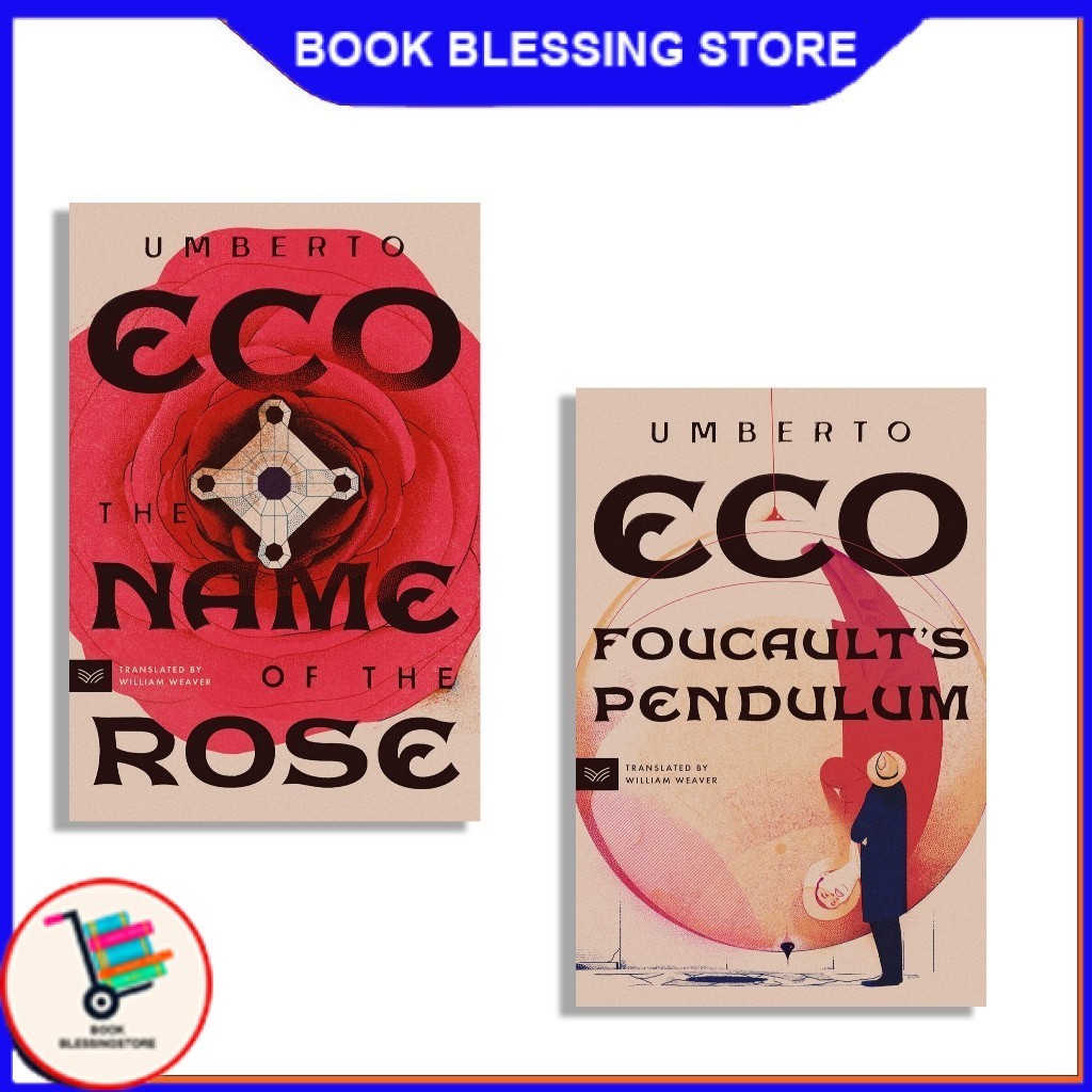The Name Of The Rose | Foucault's Pendulum by  Umberto Eco - Book Blessing Store