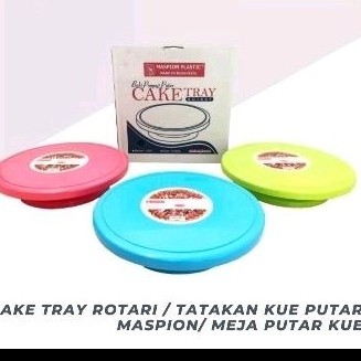 RR- CAKE TRAY ROTARI / TATAKAN KUE PUTAR MASPION/ MEJA PUTAR KUE