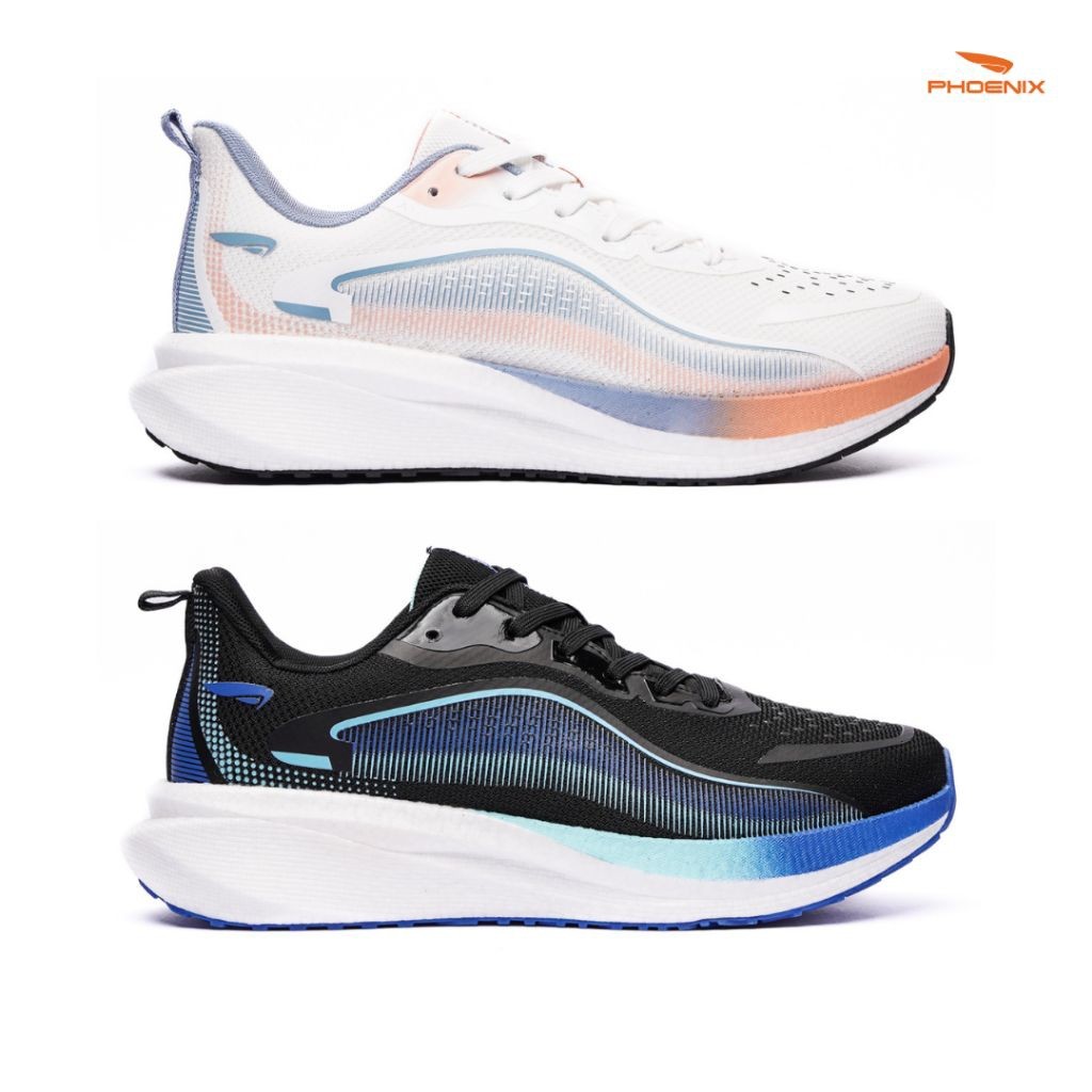 Phoenix Sepatu lari /Running original NISKALA - HITAM/PUTIH/PHOENIX SEPATU LARI/ SEPATU RUNNING  TER