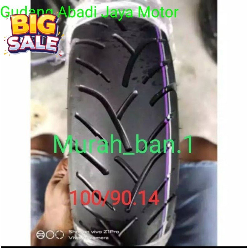 Ban tubles irc motor matic vario lexi pcx 100/90 ring 14 original tubles dan tebal