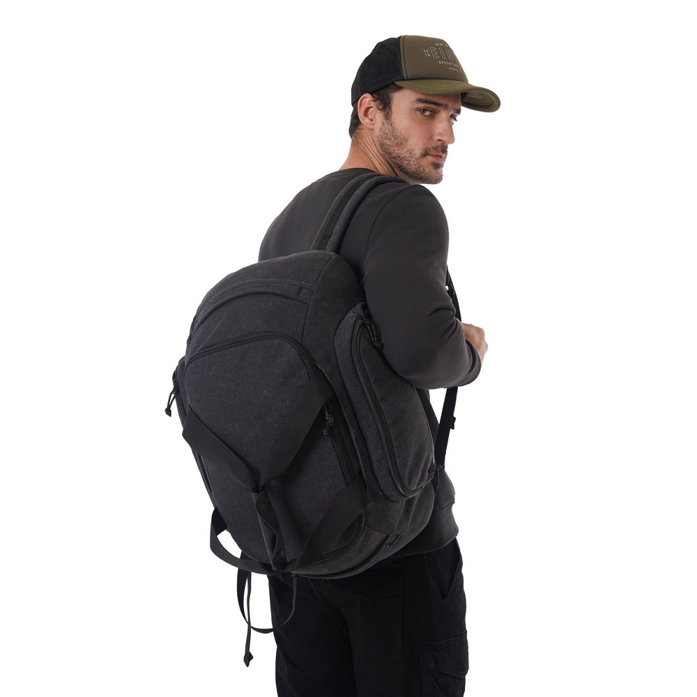 EIGER BTR CANVAS DUFFLE BACKPACK - ethos