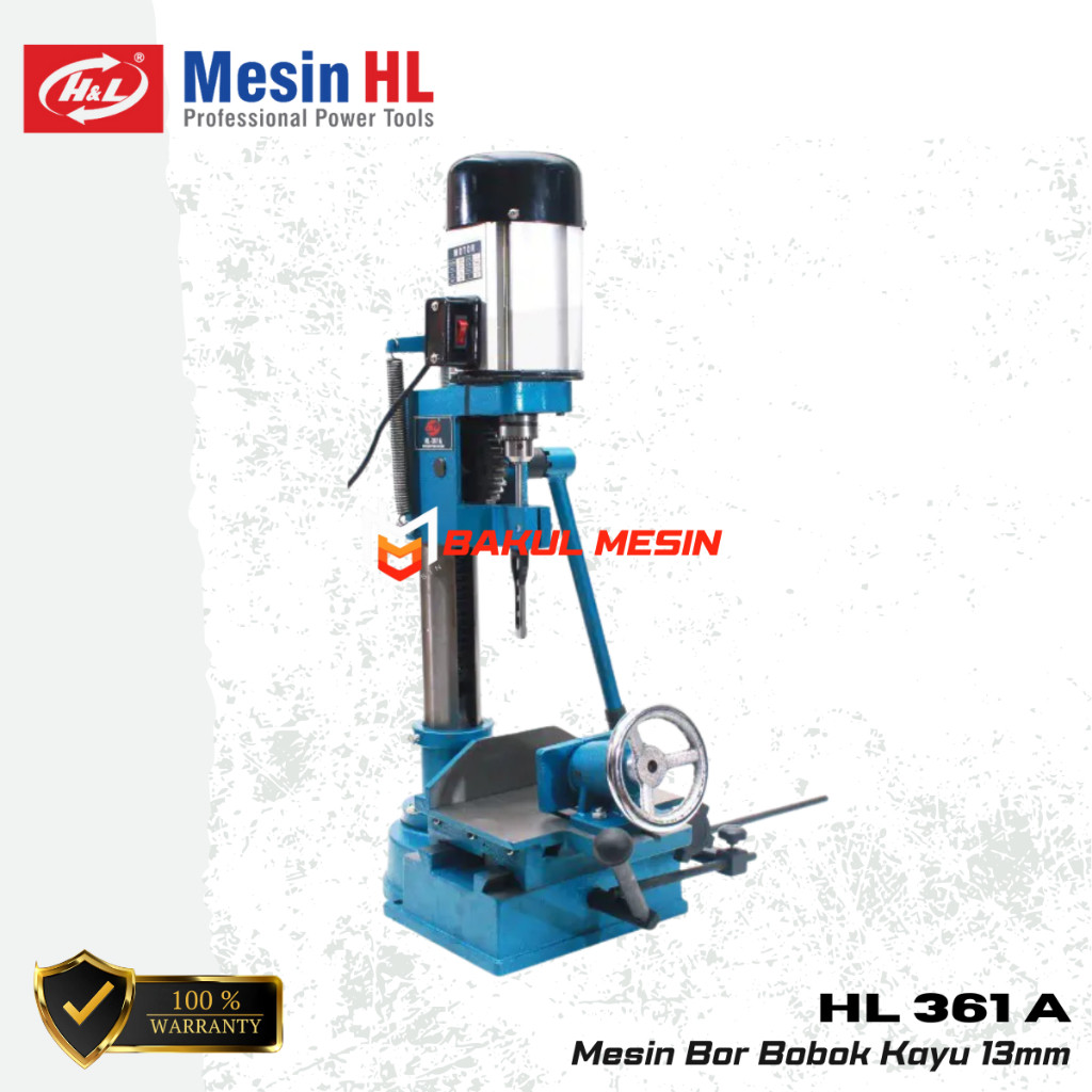Mesin Bor Bobok Kayu 13 mm H&L HL 361 A Mesin Bor Kayu Duduk HL361 A