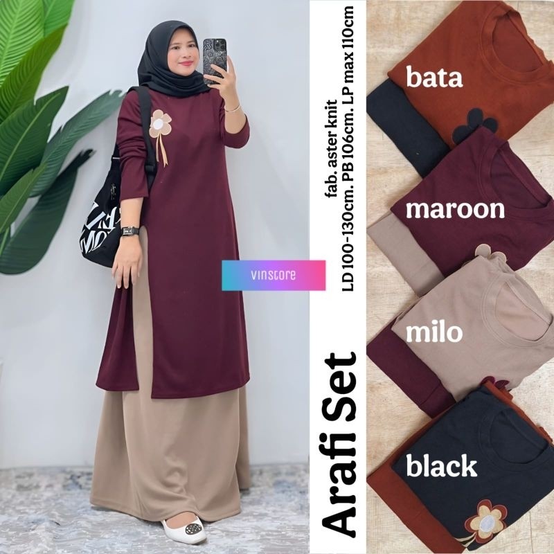 ada grup reseller mau join tanyakan admin alya store Arafi Set ginal  Vinstore Gamis Print alya stor