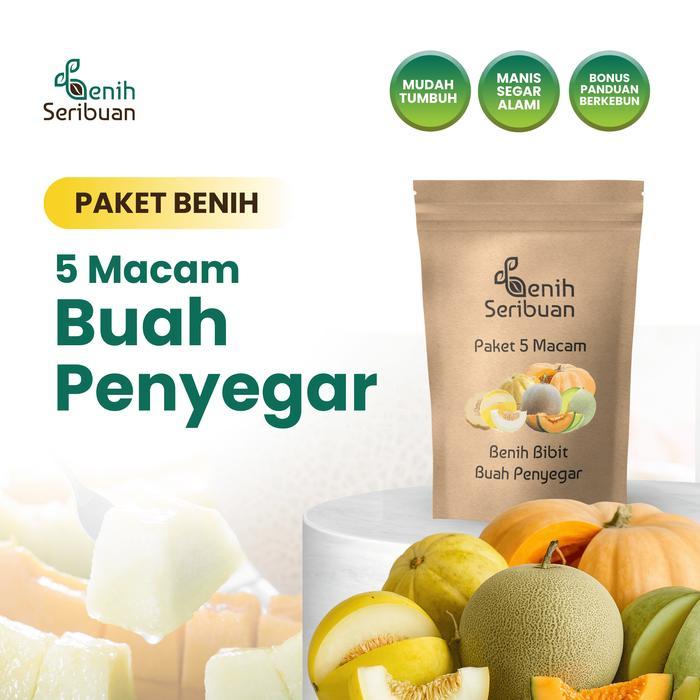 Benih Buah Penyegar 5 Macam Benih Paket Buah-Buahan Segar Seribuan - PAKET 5 BUAH SEGAR