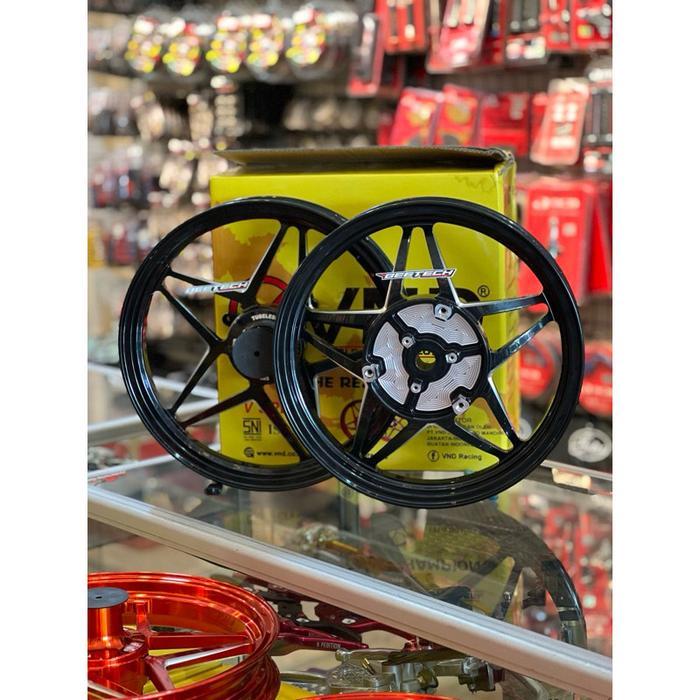 VELG VND V SPEED NMAX NEW/NMAX OLD 185/215-RING 14 ORIGINAL VND - black, nmax new