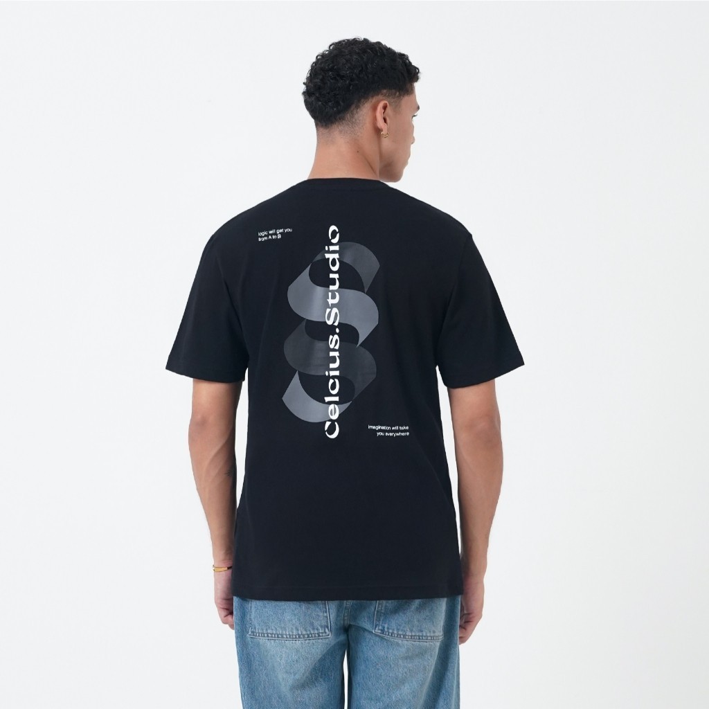 COD COD - NEW Kaos Pria COD CELCIUS Kaos Lengan Pendek Reguler Fit LIN001079C LIN001417C Hitam Men