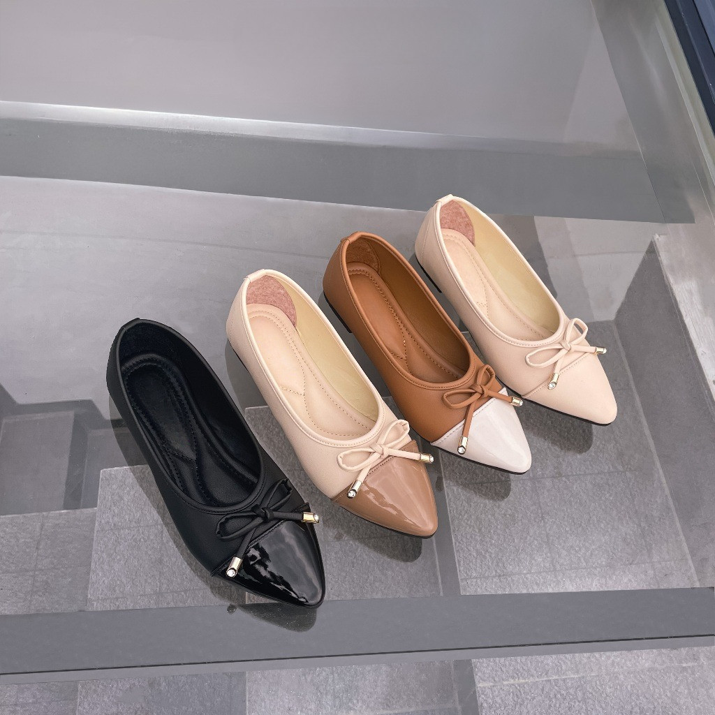 Sepatu Wanita Flat Shoes Super Empuk | Sepatu balet | Sepatu flatshoes Cewek Korean Stlye | Pansus W